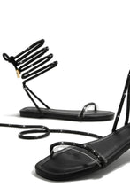 Load image into Gallery viewer, Black Embellished Sandals
