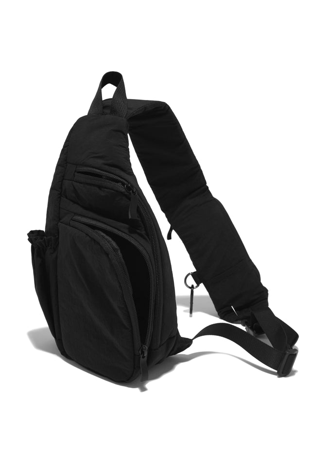 Load image into Gallery viewer, Black Front Zipper Pocket Bag 
