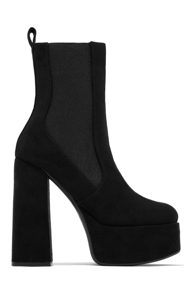 Load image into Gallery viewer, Black Suede Boot 
