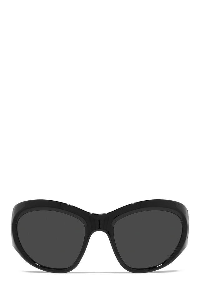 Load image into Gallery viewer, Black Oversized Alien Sunglasses
