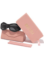 Load image into Gallery viewer, Sunglass Case with Black Sunnies
