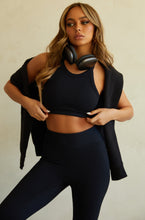 Load image into Gallery viewer, Black Sports Bra Top
