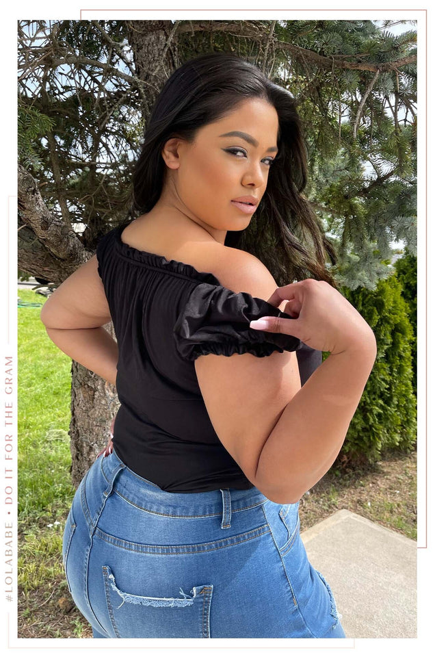 Load image into Gallery viewer, Black Plus Size Top
