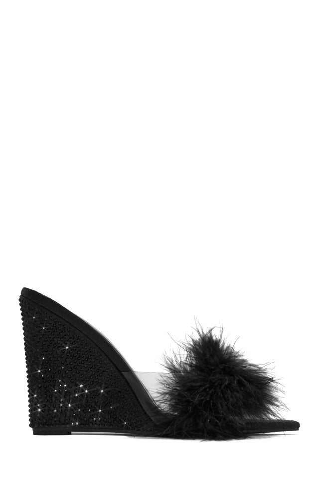 Wedge heel bedroom slippers discount