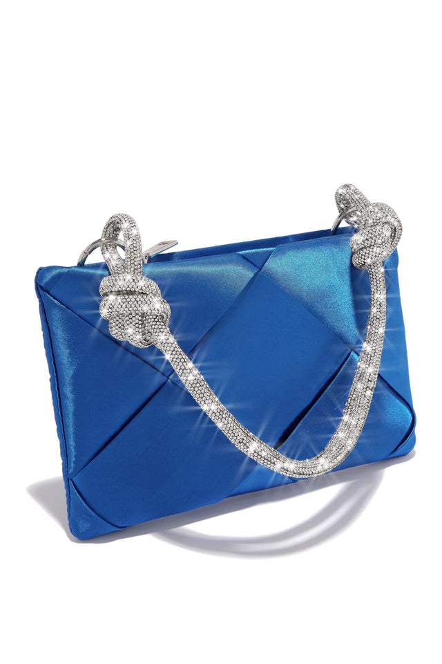 Royal Blue Cobalt Ruched Satin Tassel Embellished Evening Clutch Bag - Etsy  Israel