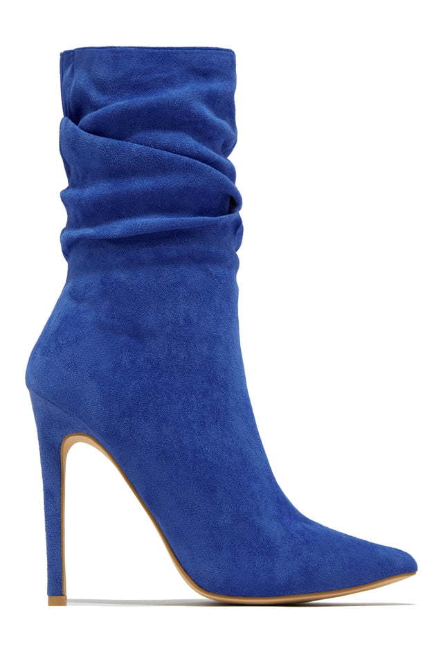 Tan discount ruched boots
