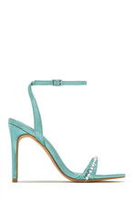 Load image into Gallery viewer, Blue Single Sole Embellished High Heels

