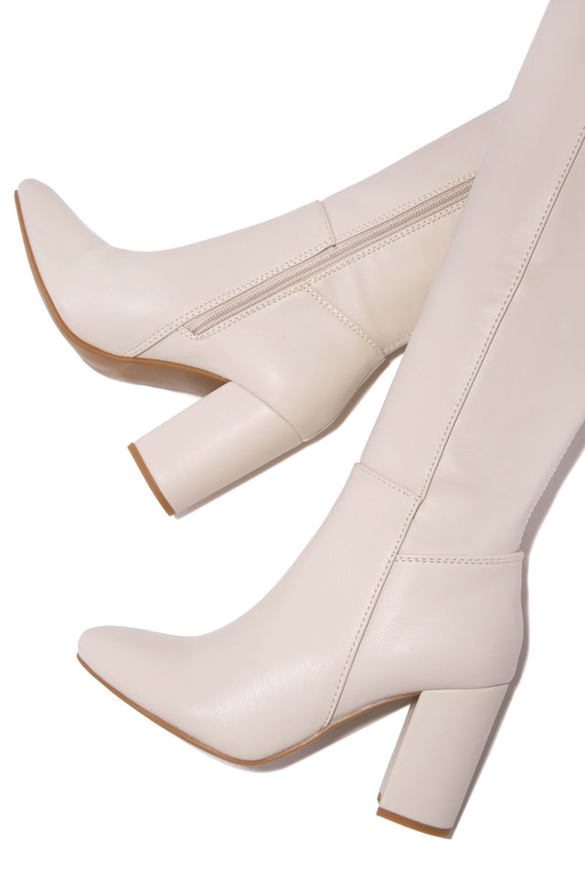 Load image into Gallery viewer, Bone Knee High Boots
