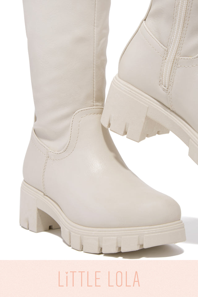 Load image into Gallery viewer, Bone Boot With Inward Zipper Closure 
