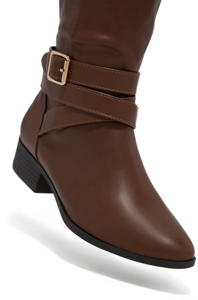 Load image into Gallery viewer, Helen Knee High Boots - Brown
