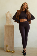 Load image into Gallery viewer, Brown Activewear Set
