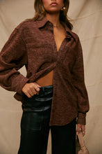 Load image into Gallery viewer, Brown Long Sleeve Top
