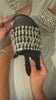 Black Embellished Slip On Sandals