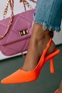 Orange Pumps