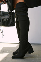 Load image into Gallery viewer, Black Over The Knee Boots
