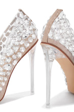Load image into Gallery viewer, Clear Stiletto Pump Heels
