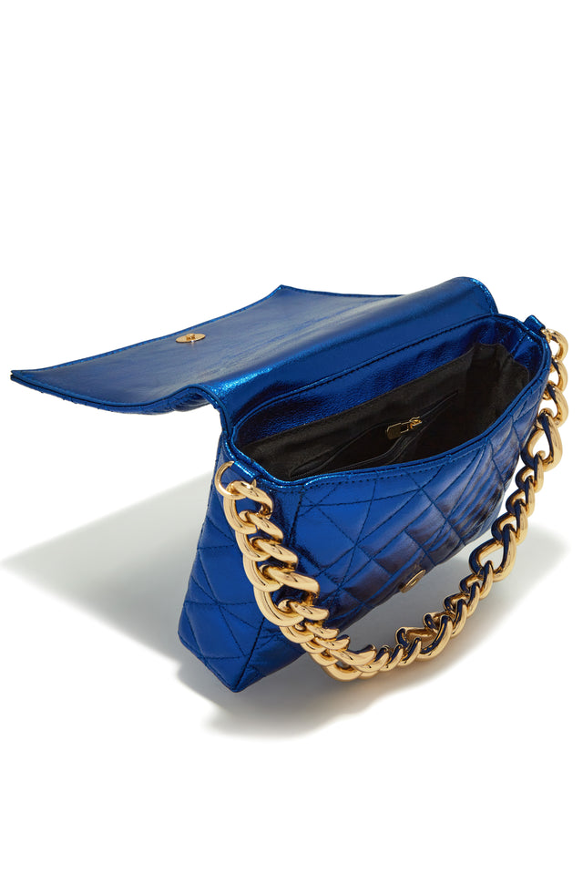 Load image into Gallery viewer, Concert Flap Over Royal Blue Bag
