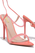 Load image into Gallery viewer, Coral Heels With Faux Heels
