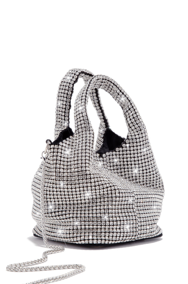 Load image into Gallery viewer, All Over Rhinestone Bucket Bag 
