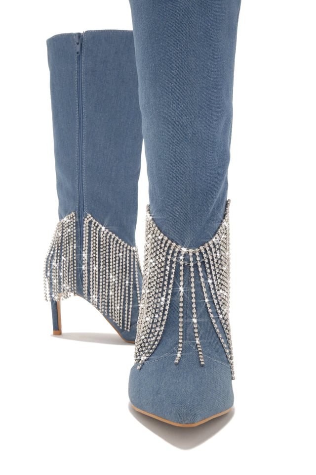 Load image into Gallery viewer, Stone Embellished Boots
