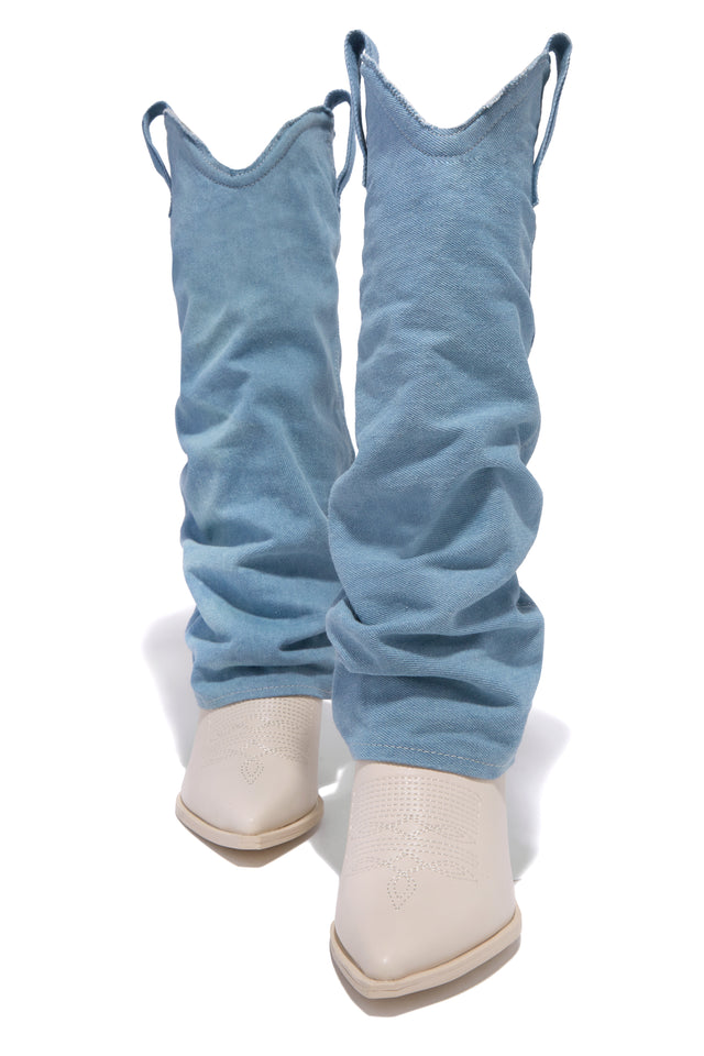 Load image into Gallery viewer, Denim Boots 

