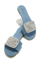 Load image into Gallery viewer, Denim Embellished Sandals

