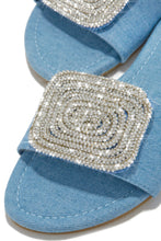 Load image into Gallery viewer, Denim Embellished Sandals
