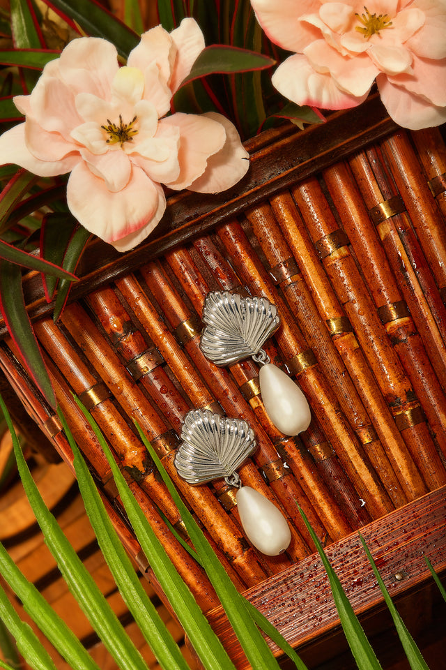 Load image into Gallery viewer, Silver-Tone Earring
