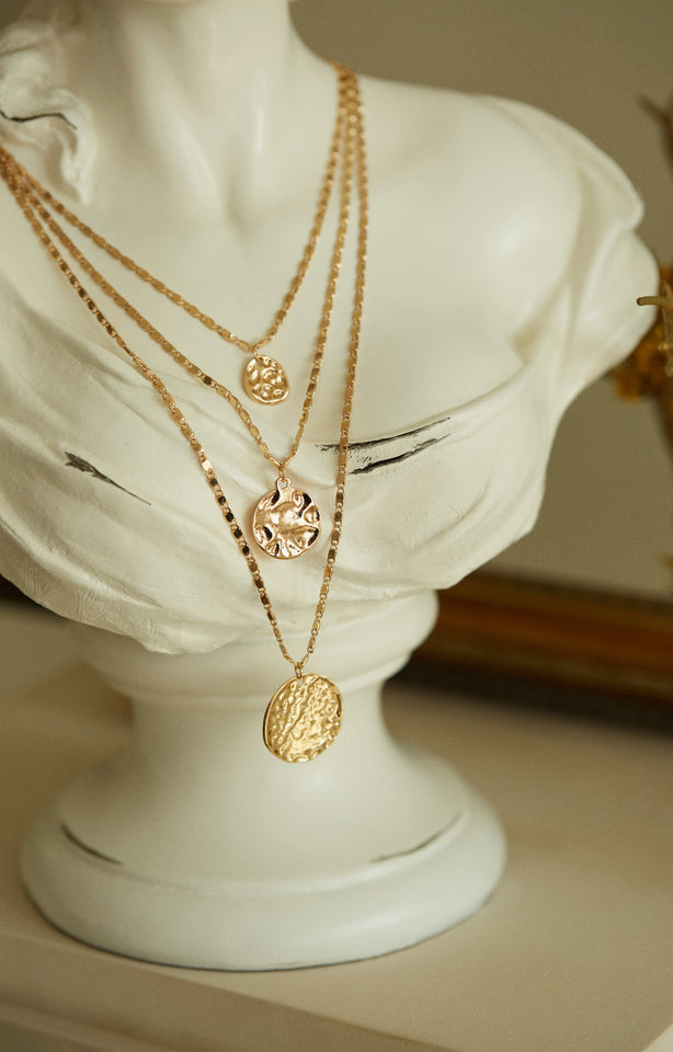 Load image into Gallery viewer, Gold-Tone Multi Connected Necklace
