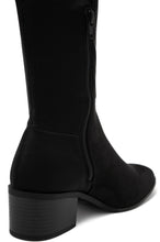 Load image into Gallery viewer, Black Faux Suede Boot 
