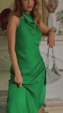 Load and play video in Gallery viewer, green holiday dress 
