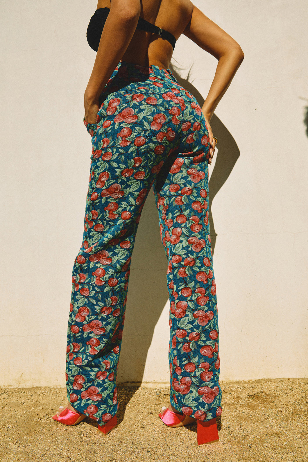 Back Shot Of Straight Leg Pant