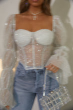 Load image into Gallery viewer, Blurry Silver Top
