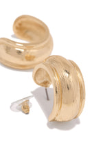 Load image into Gallery viewer, Textured Hoop Earrings

