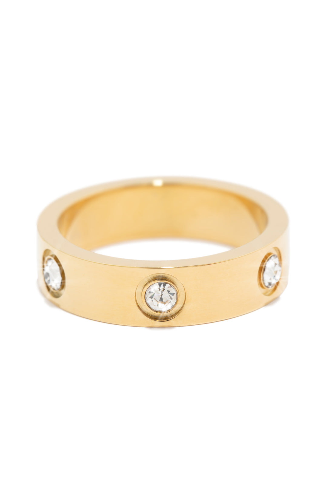 gold embellished ring 