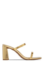 Load image into Gallery viewer, Gold Mules 
