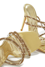 Load image into Gallery viewer, Gold-Tone Embellished Heels
