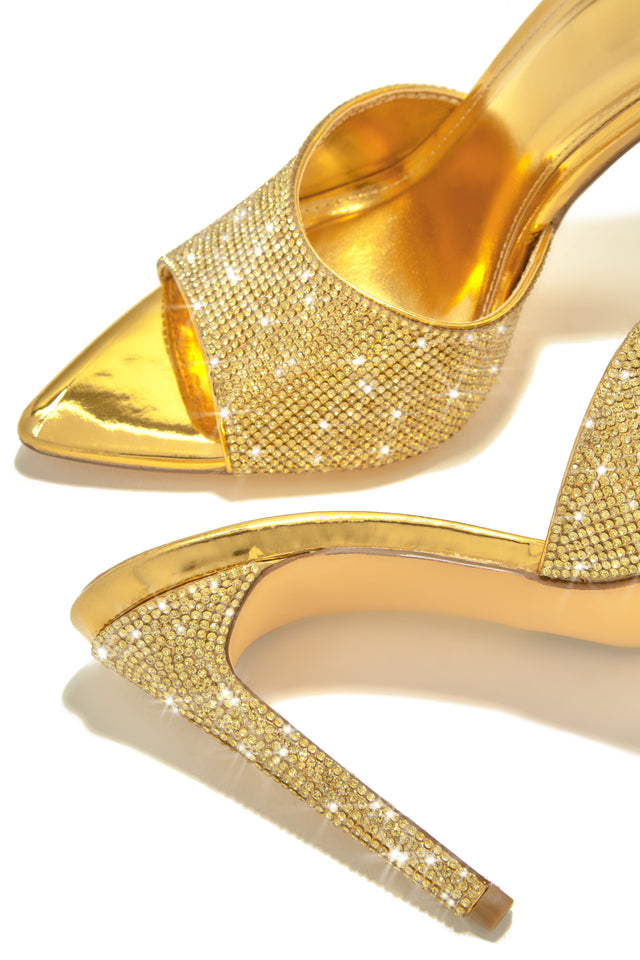 Load image into Gallery viewer, Gold Heels
