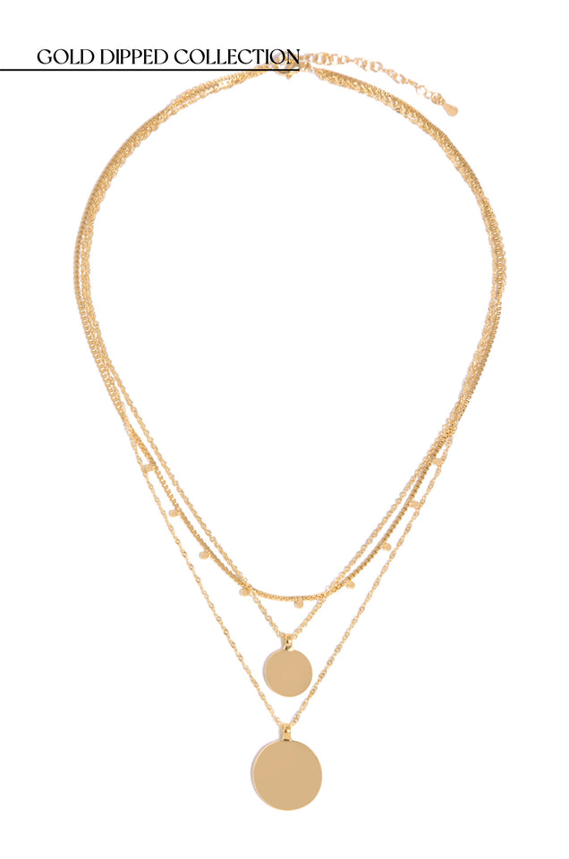 Load image into Gallery viewer, Gold-Dipped Layered Necklace
