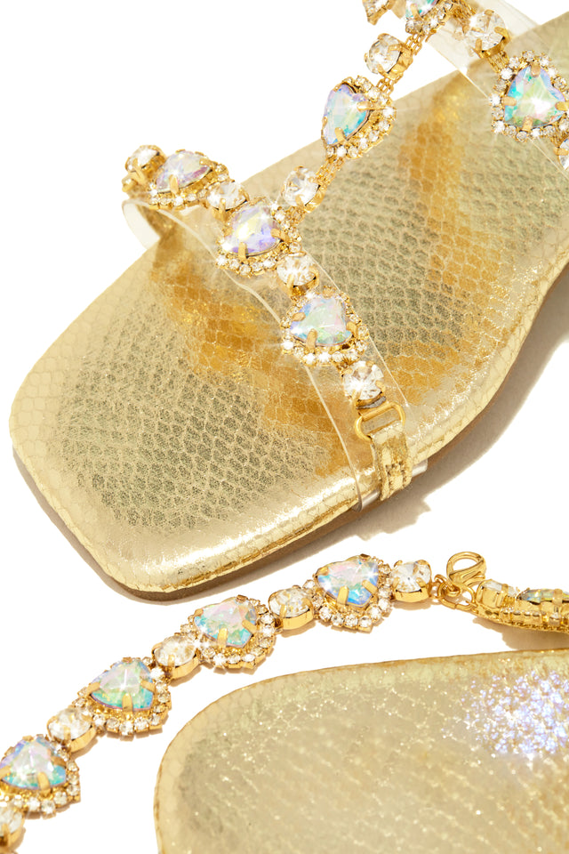 Load image into Gallery viewer, Gold Sandals
