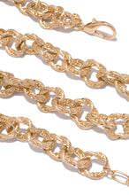 Load image into Gallery viewer, Gold Tone Rope Necklace 
