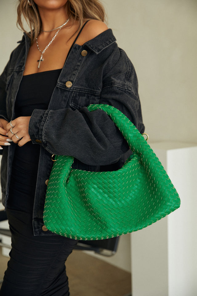 Load image into Gallery viewer, Green Shoulder Bag
