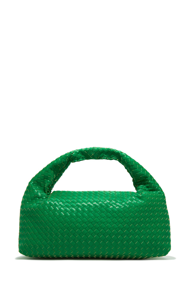 Load image into Gallery viewer, Top Handle Green Bag
