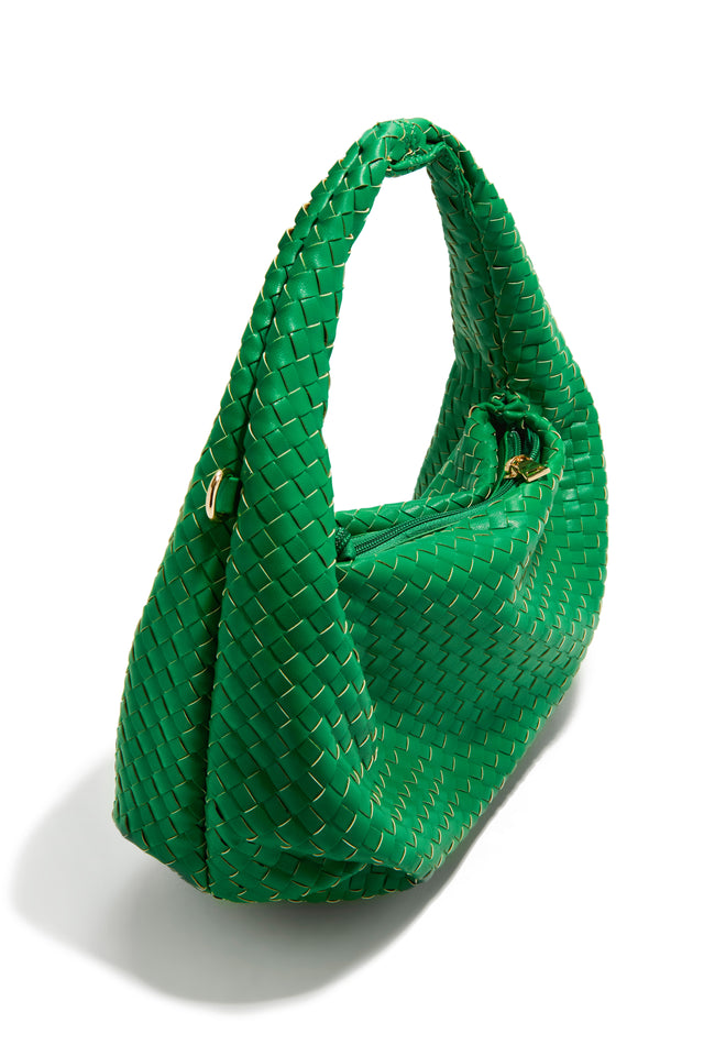 Load image into Gallery viewer, Green Woven Bag
