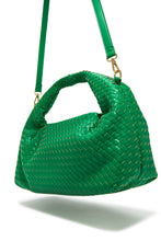 Load image into Gallery viewer, Cross Body Strap Green Large Bag
