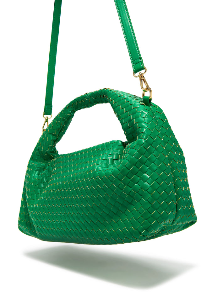 Load image into Gallery viewer, Cross Body Strap Green Large Bag
