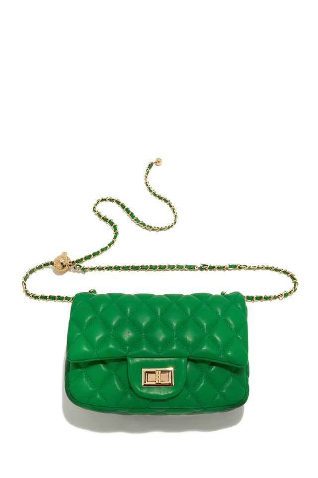 Load image into Gallery viewer, Green Quilted Bag
