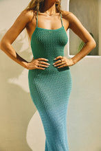 Load image into Gallery viewer, Blue Green Dress
