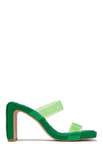 Load image into Gallery viewer, Green Heels 
