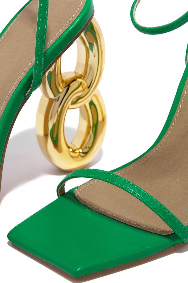 Load image into Gallery viewer, Green Single Sole Heels 
